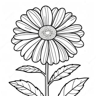 Marigold Flower Coloring Page 41113-32838