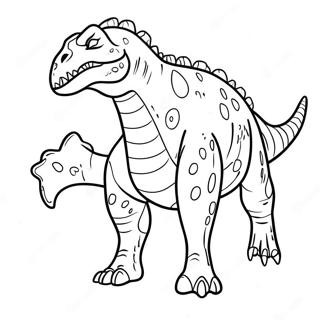 Carnotaurus Roaring Coloring Page 41174-32885