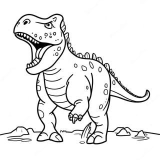 Carnotaurus Roaring Coloring Page 41174-32886