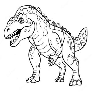 Carnotaurus Roaring Coloring Page 41174-32888