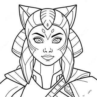 Ahsoka Tano Coloring Page 41213-32917