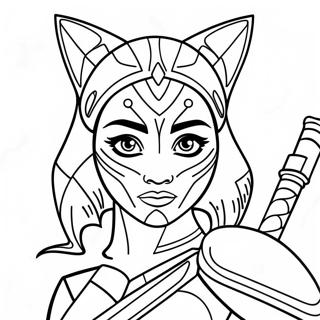 Ahsoka Tano Coloring Page 41213-32918