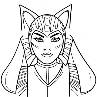 Ahsoka Tano Coloring Page 41213-32920