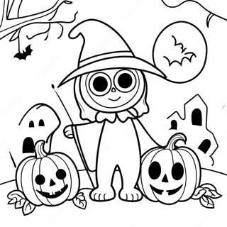 Halloween For Adults Coloring Pages