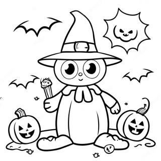 Halloween For Adults Coloring Page 41223-32924