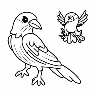 Fortnite Raven Coloring Page 41233-32930