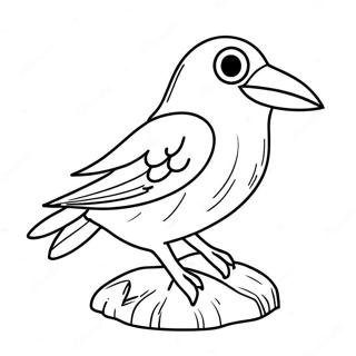 Fortnite Raven Coloring Page 41233-32932