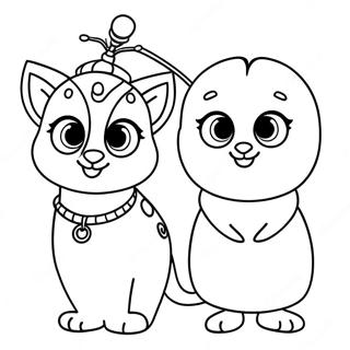 Cleo And Cuquin Coloring Page 41243-32938