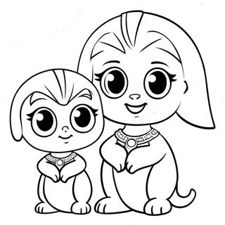 Cleo And Cuquin Coloring Page 41243-32940