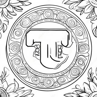 Texas A M Logo Coloring Page 41253-32947