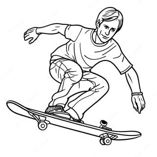 Tony Hawk Coloring Page 41263-32954