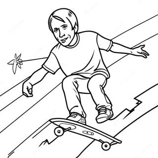 Tony Hawk Coloring Page 41263-32956