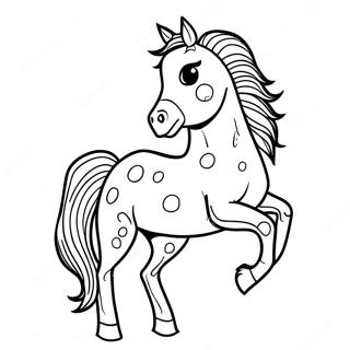 Appaloosa Horse Coloring Pages