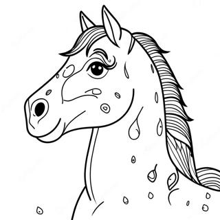 Appaloosa Horse Coloring Page 41273-32966