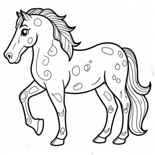 Appaloosa Horse Coloring Page 41273-32967