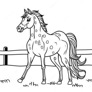 Appaloosa Horse Coloring Page 41273-32968