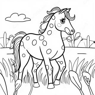 Appaloosa Horse Coloring Pages