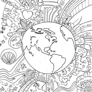 Word World Coloring Pages