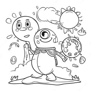 Word World Coloring Page 41323-33002