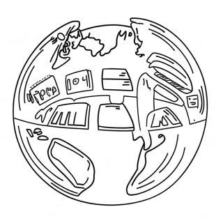 Word World Coloring Page 41323-33003