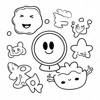 Happy Word World Characters Coloring Page 41324-33008