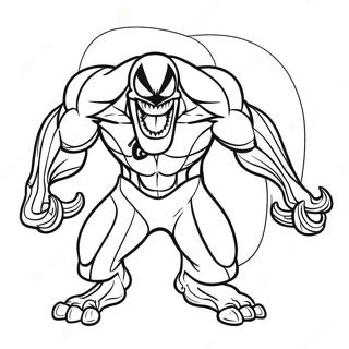 Venom Among Us Coloring Pages