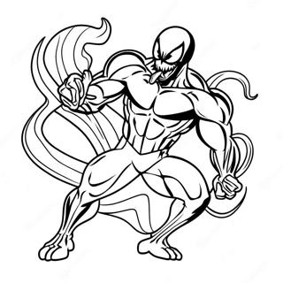 Venom Among Us Action Pose Coloring Page 41344-33023