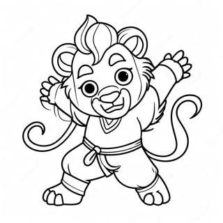 Madagascar 3 Coloring Pages