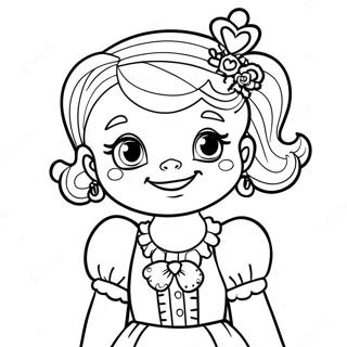 Fancy Nancy Coloring Pages