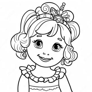 Fancy Nancy Coloring Page 4136-3418