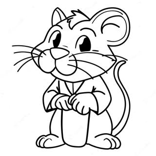 Master Splinter Coloring Page 41383-33050