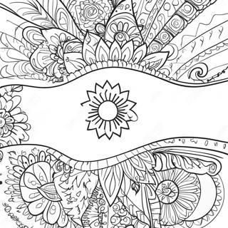 Vibrant Indian Flag Coloring Page 41394-33062