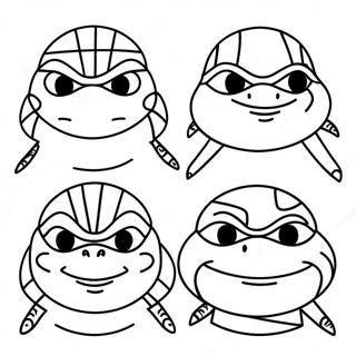 Ninja Turtles Coloring Page 41403-33077