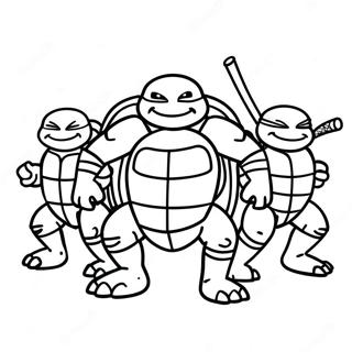 Ninja Turtles Coloring Page 41403-33078