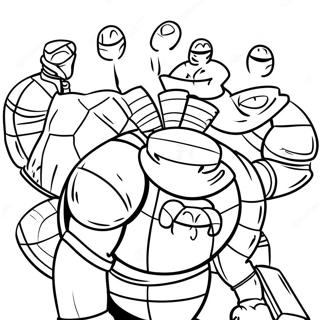 Ninja Turtles Coloring Page 41403-33079