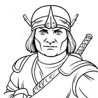 Leonardo With Sword Coloring Page 41404-33067