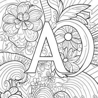 Vowel Coloring Page 41433-33091