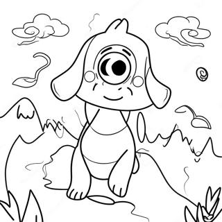 Adventurous Vowel Coloring Page 41434-33094