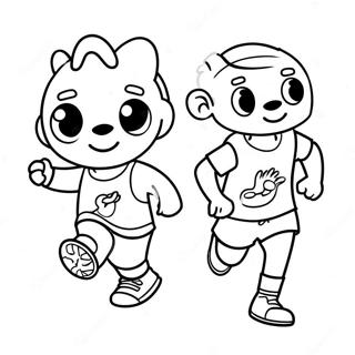 Fun Run Coloring Page 41443-33098