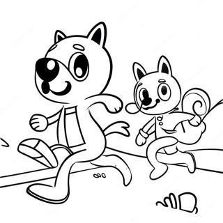 Exciting Fun Run Race Coloring Page 41444-33101