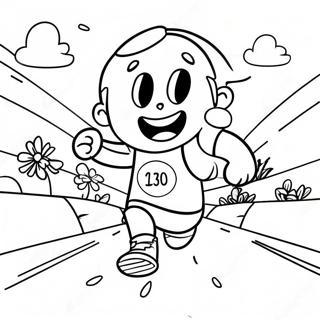 Exciting Fun Run Race Coloring Page 41444-33102