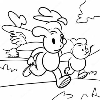 Exciting Fun Run Race Coloring Page 41444-33103