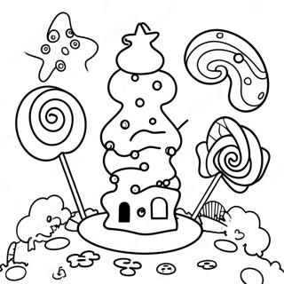 Candyland Coloring Pages