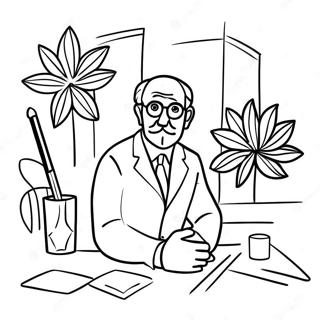 Matisse Coloring Page 41503-33142