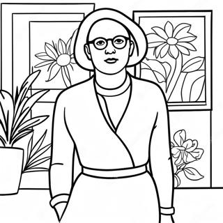 Matisse Coloring Page 41503-33144