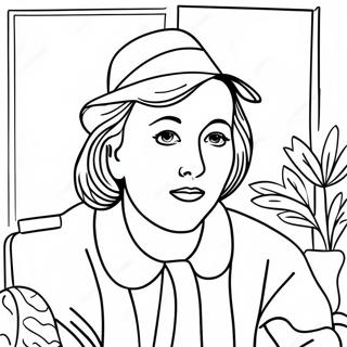 Colorful Matisse Art Coloring Page 41504-33145