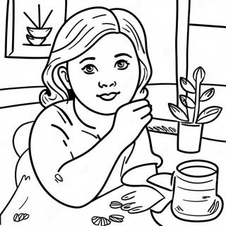 Colorful Matisse Art Coloring Page 41504-33148