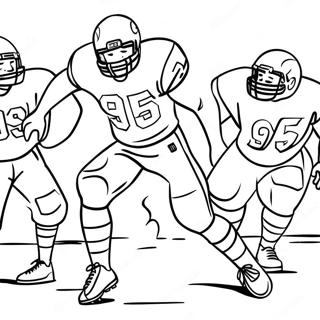 Aaron Donald Sacking The Quarterback Coloring Page 41514-33153