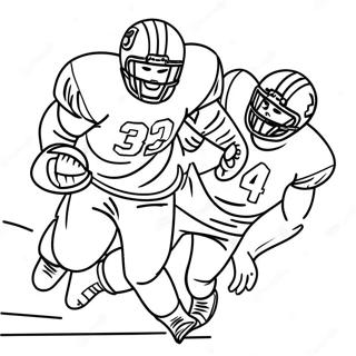 Aaron Donald Sacking The Quarterback Coloring Page 41514-33154