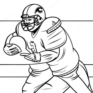 Aaron Donald Sacking The Quarterback Coloring Page 41514-33156